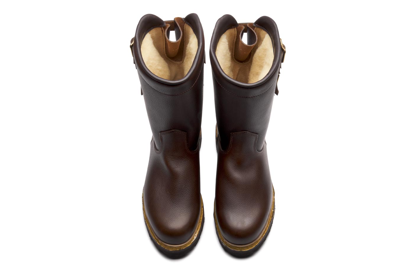 Paraboot Sanglier Marche Stiefelette Marron Leder