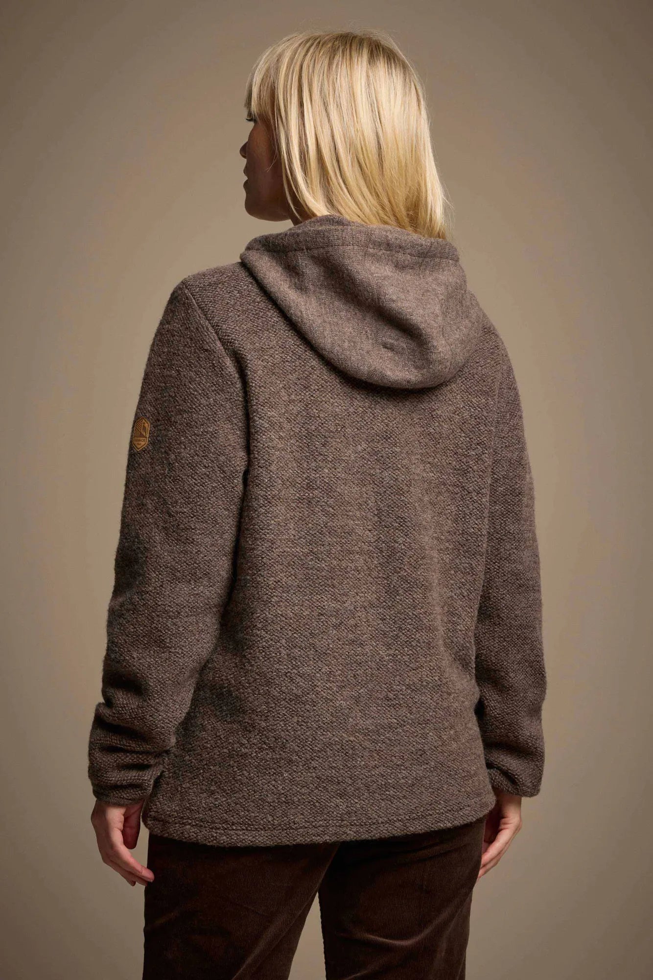 Ivanhoe 1946 Anorak Wolljacke Nutmeg Gr M ungefärbt