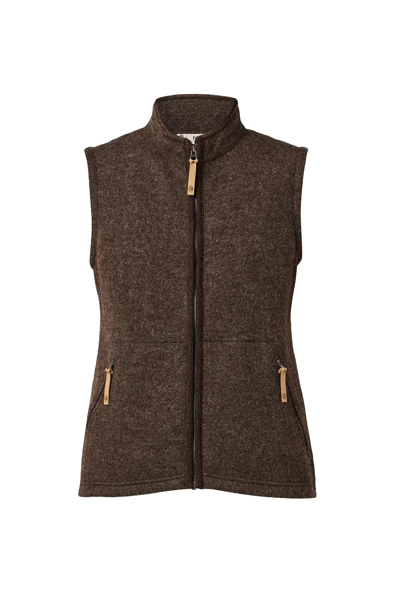 Ivanhoe NLS Coco Vest Weste Chocolate 100% Wolle