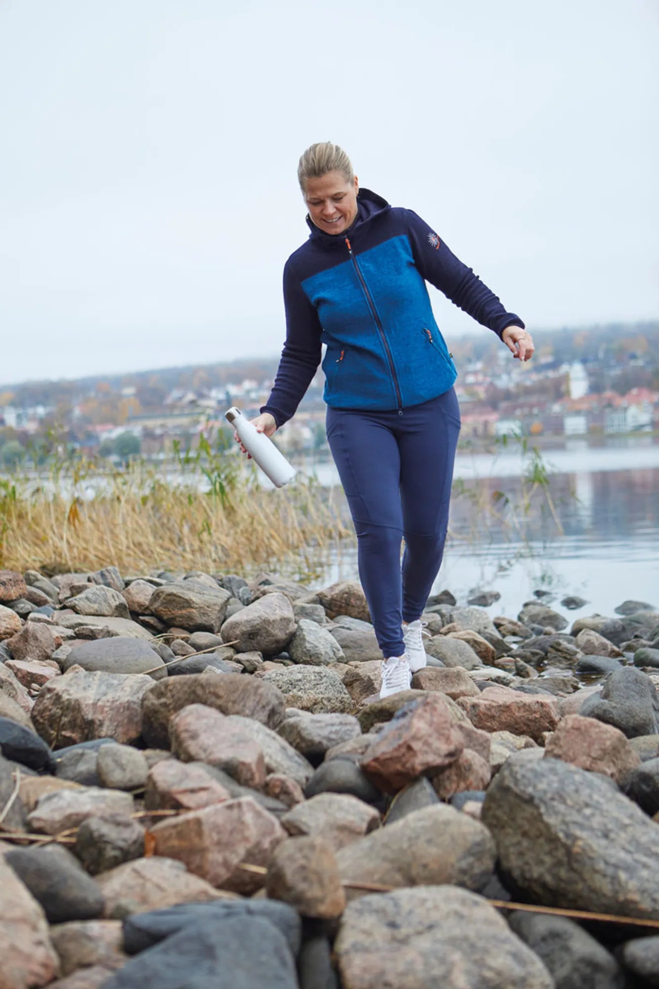 Ivanhoe Zoya Hood Hoodie Zen Blue Wolle 98%