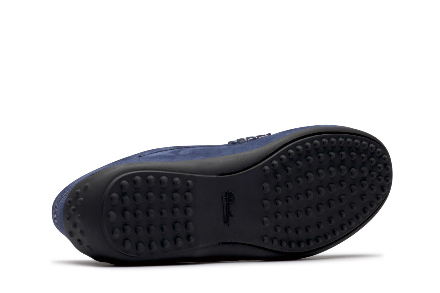 Paraboot Corvette Loafer Bleu Velours Noire Sohle