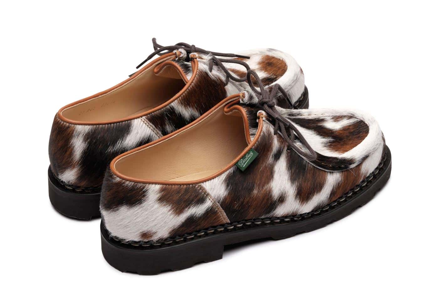 Paraboot Michael Derby Marron Poils Vache Rindleder