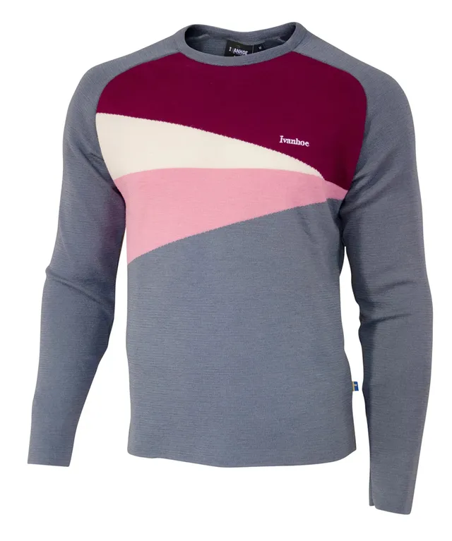 Ivanhoe Retro Freestyle Wollpullover Grey 100% Wolle