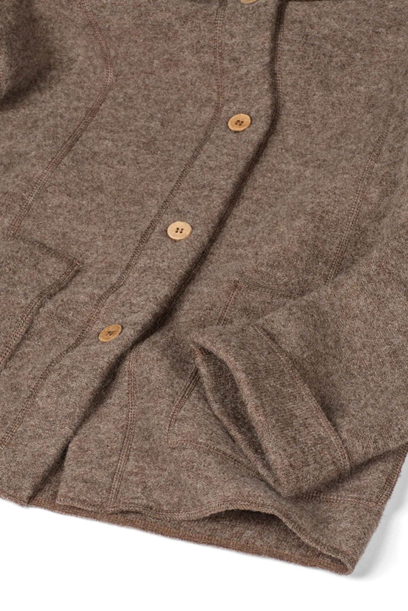 Ivanhoe Jackor NLS Dahlia Wolljacke Nutmeg ungefärbt