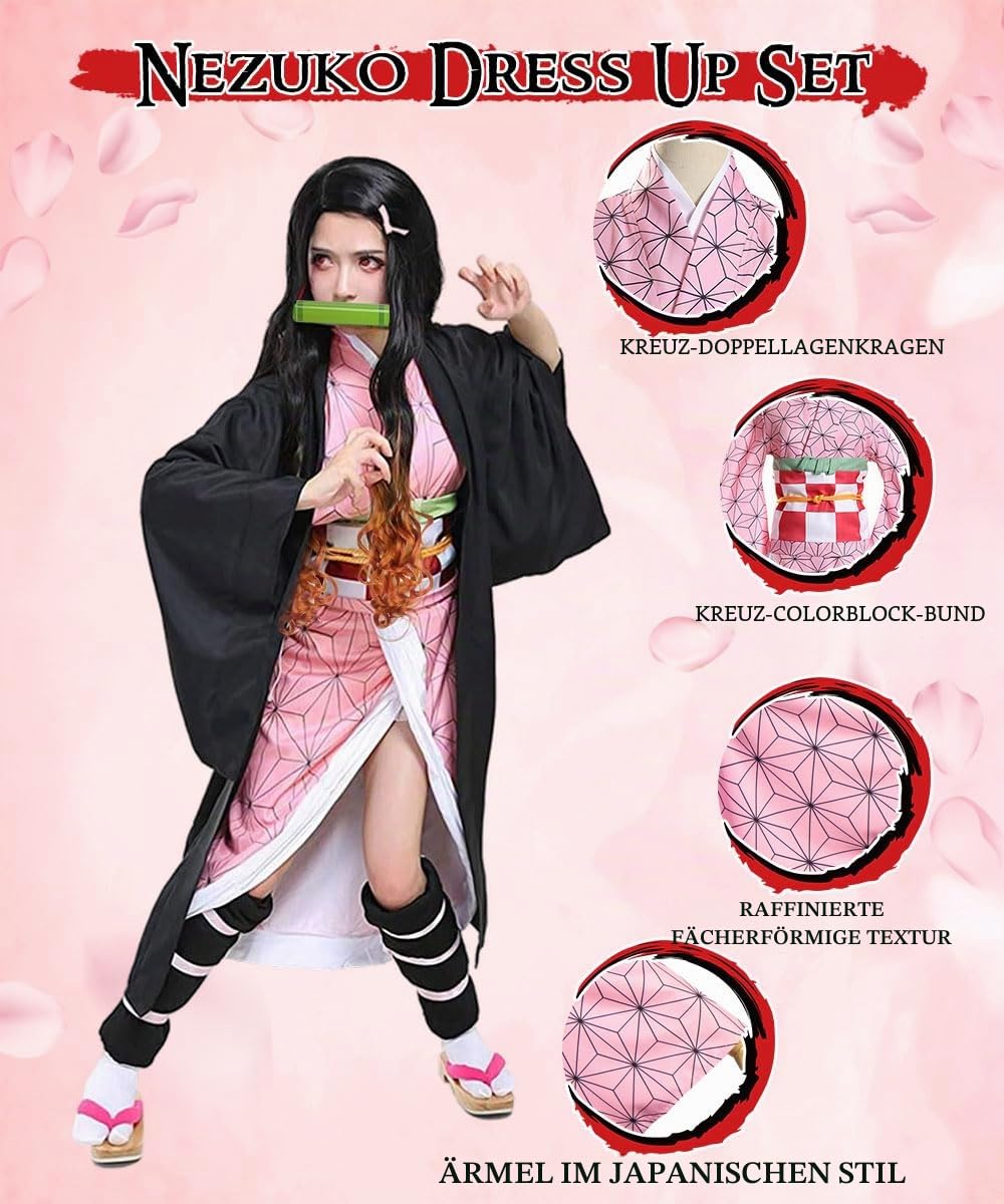 YYDSXK Anime Kimono Cosplay Kostüm Japan Set