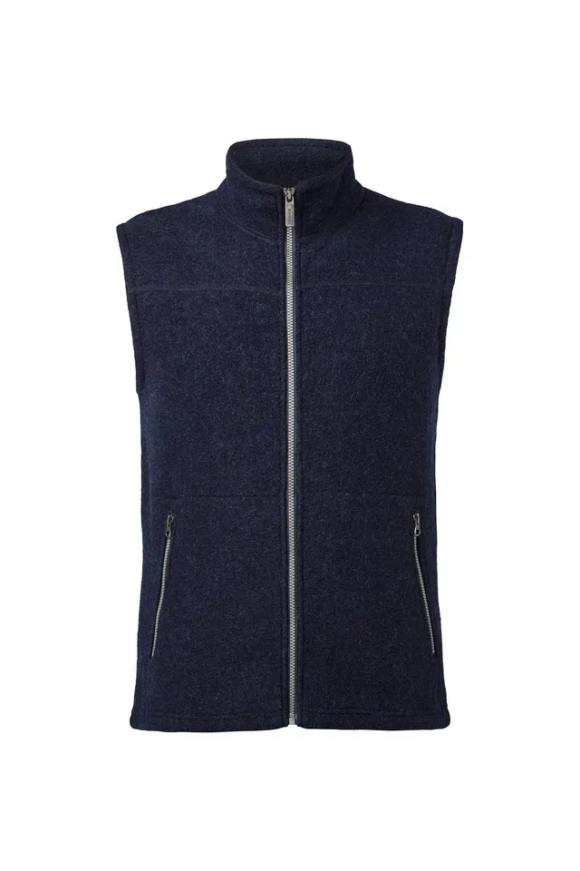 Ivanhoe Dante Vest Wollweste Light Navy 450g/m²