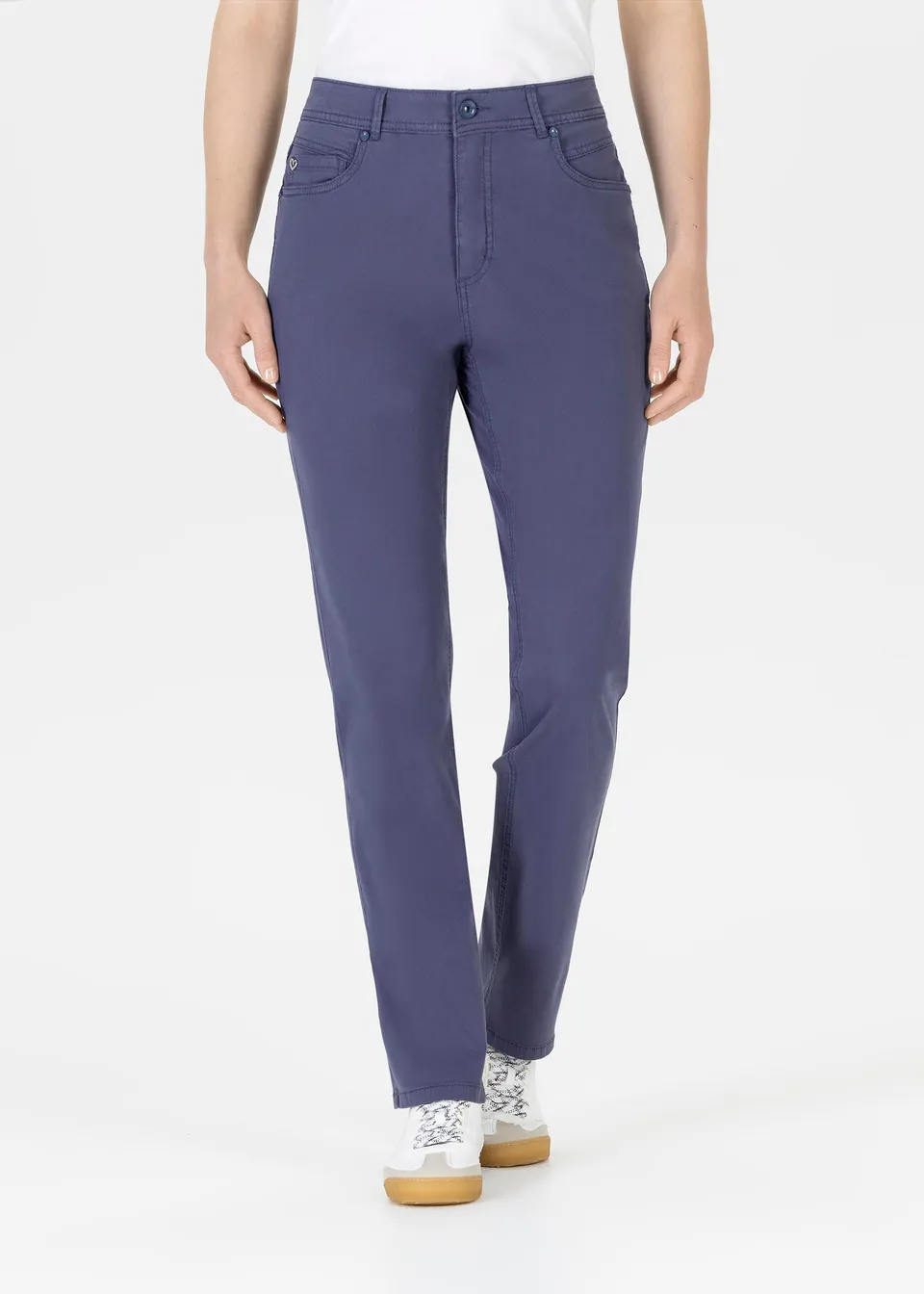 Stehmann Mellina 5-Pocket Hose indigo Gabardine