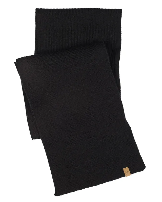 Ivanhoe Vide Scarf Wollschal Black 23x190cm 100% Wolle