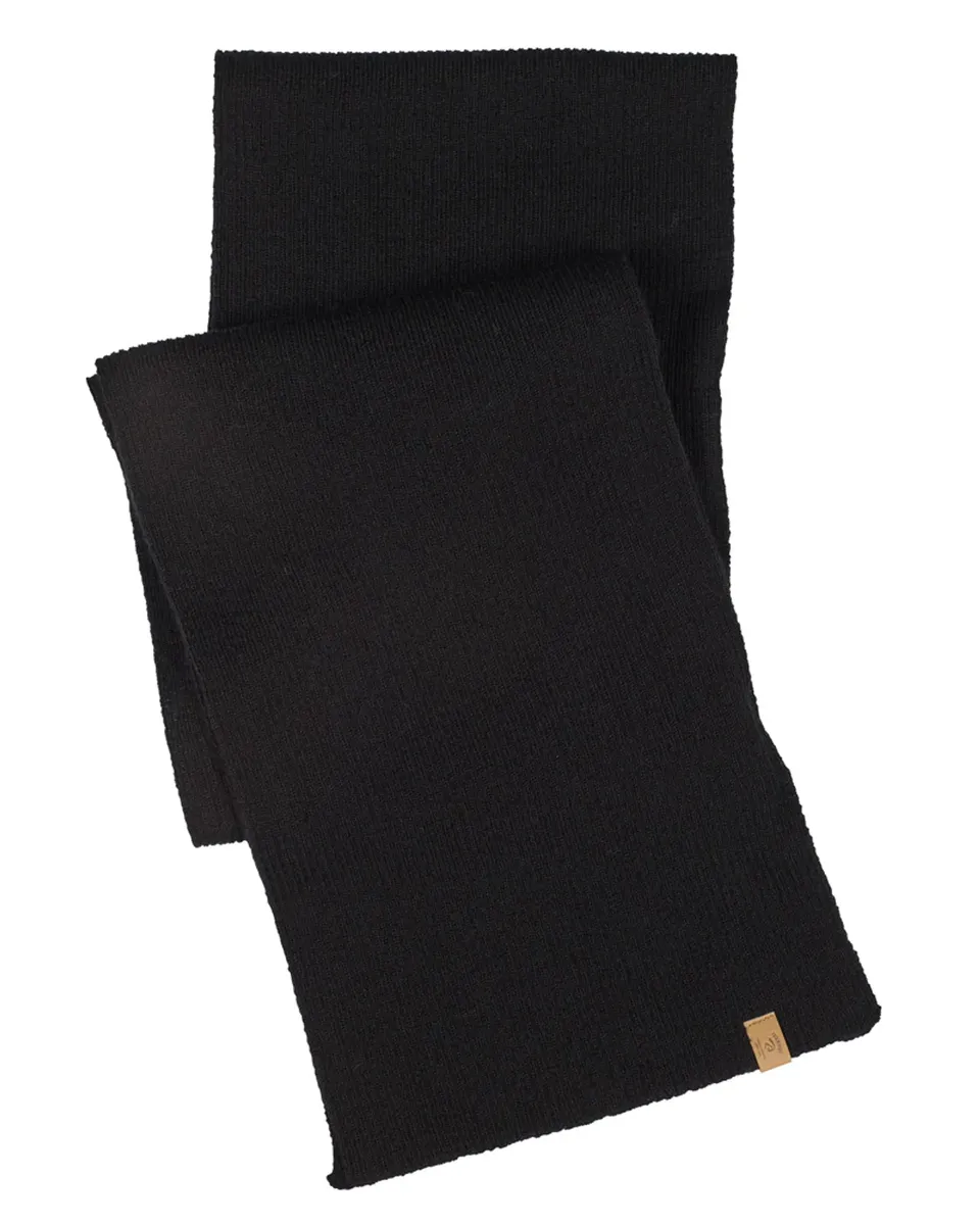 Ivanhoe Vide Scarf Wollschal Black 23x190cm 100% Wolle