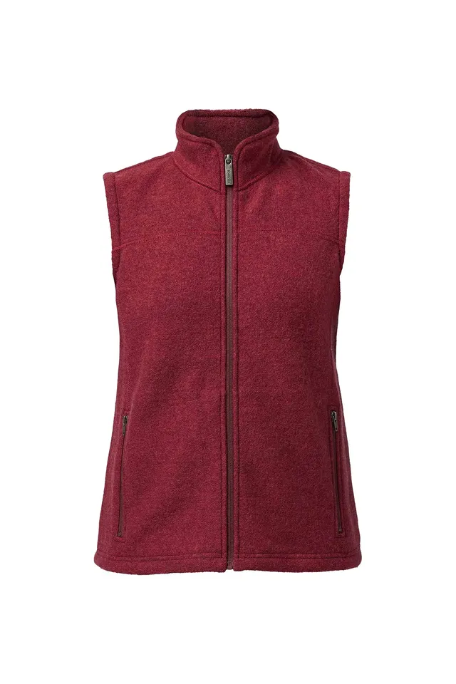Ivanhoe Beata Weste Damen Deep Red Gr.38 100% Wolle