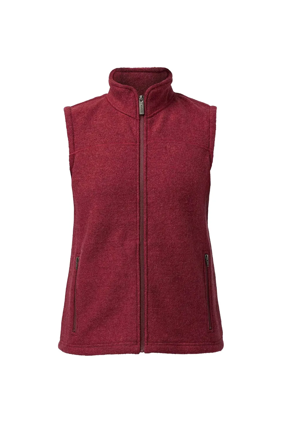 Ivanhoe Beata Weste Damen Deep Red Gr.38 100% Wolle