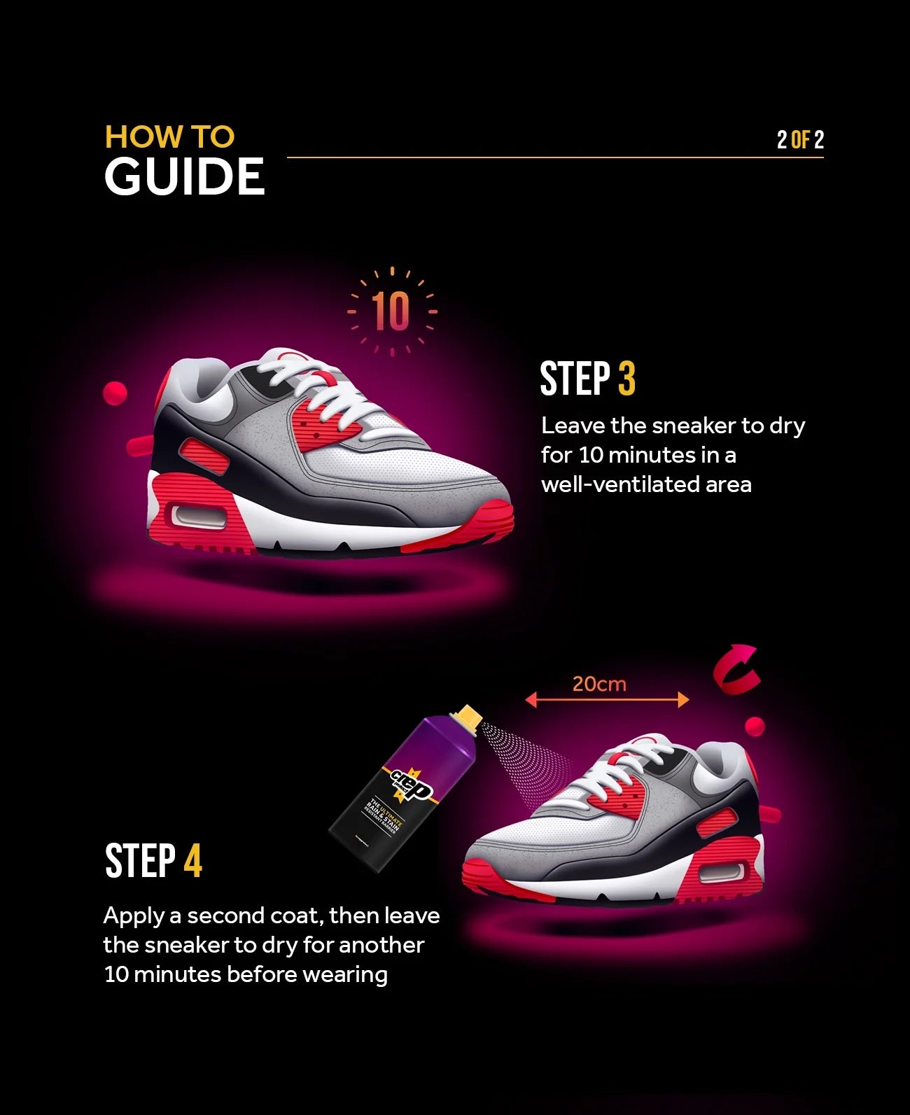 Crep Protect Spray Sneaker-Schutzspray 200 ml wasserabweisend