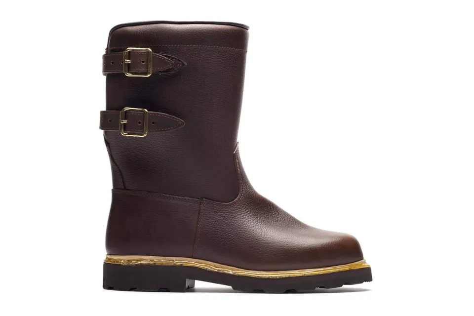 Paraboot Sanglier Marche Stiefelette Marron Leder
