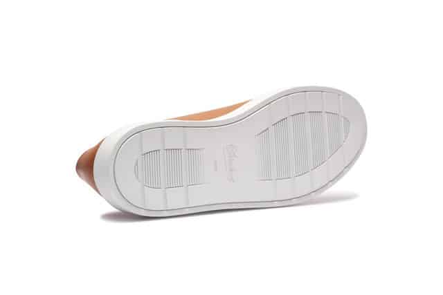 Paraboot Supernova Allure Sneaker Weiß Gold Glattleder
