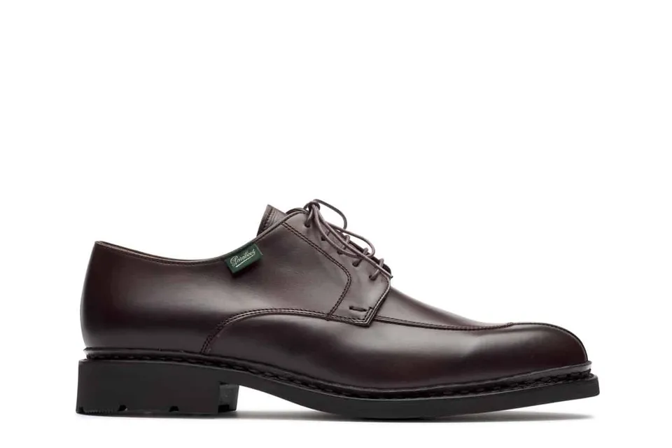 Paraboot Tournier Galaxy Derby Schwarz Café Glattleder