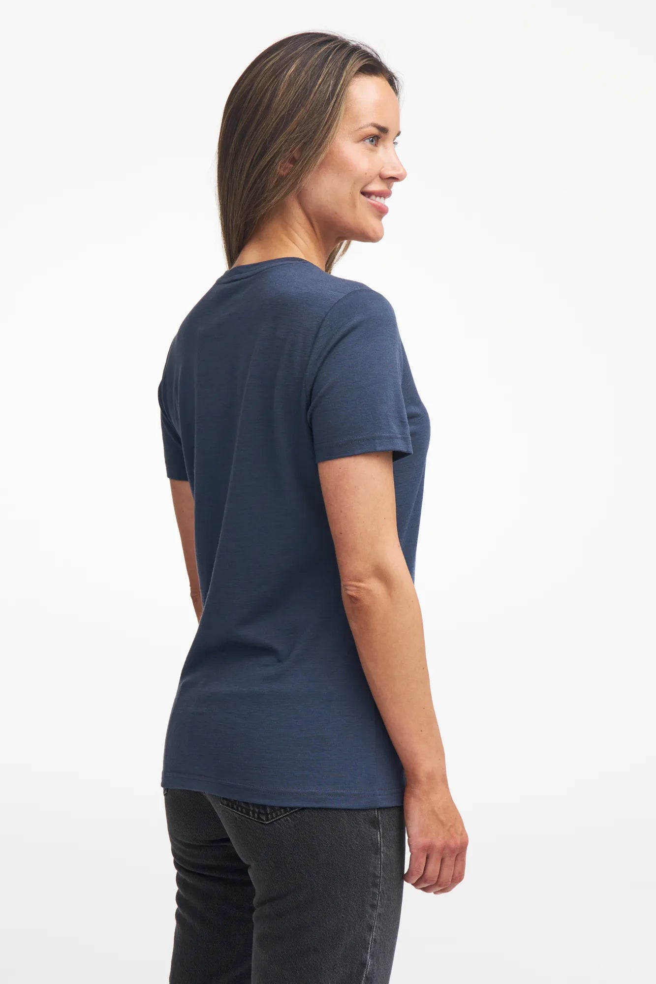 Ivanhoe Underwool Cilla T-Shirt Steelblue Gr. 38 Merino