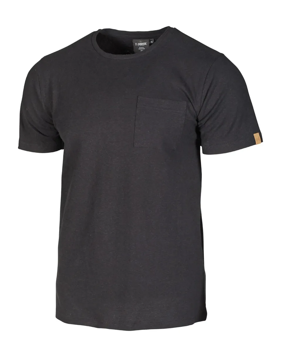 Ivanhoe GY Hobbe T-Shirt Herren Schwarz Bio-Baumwolle Hanf