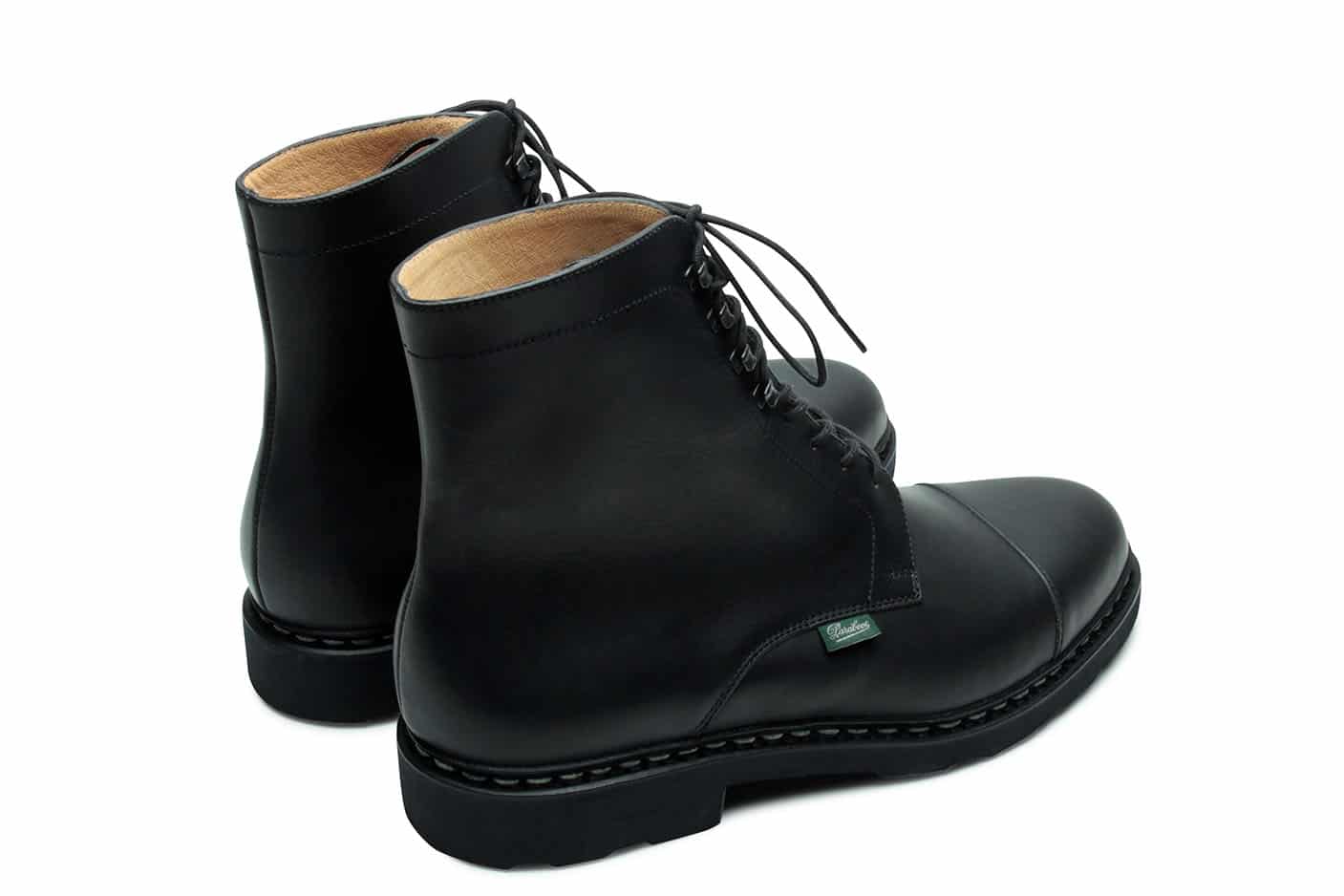 Paraboot Neuilly Griff Noire Stiefelette Schwarz Glattleder