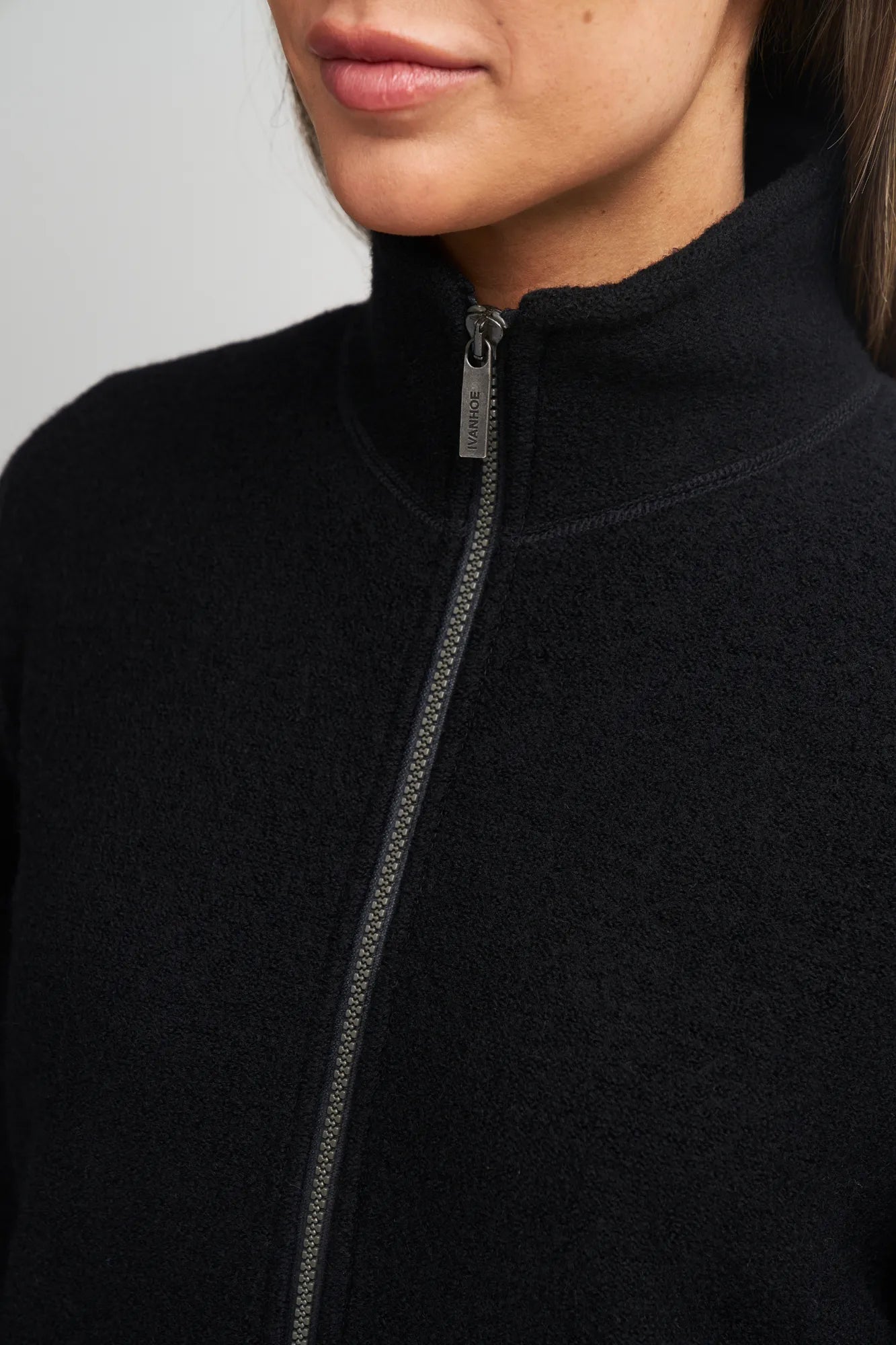 Ivanhoe Brodal Female Classic Zip-Pullover Navy 36-46