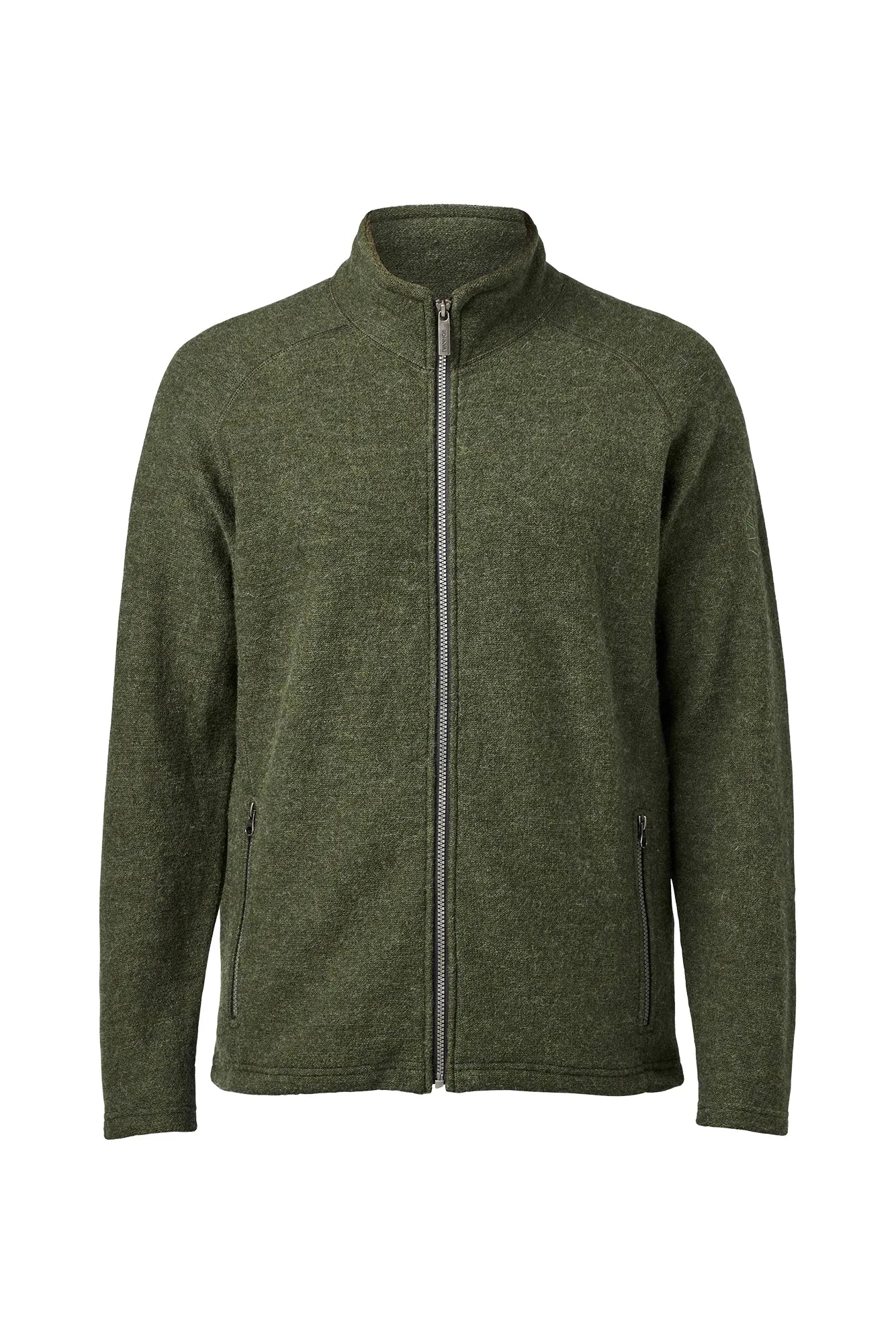 Ivanhoe Danny Full Zip Wolljacke Loden Green Gr L 450g