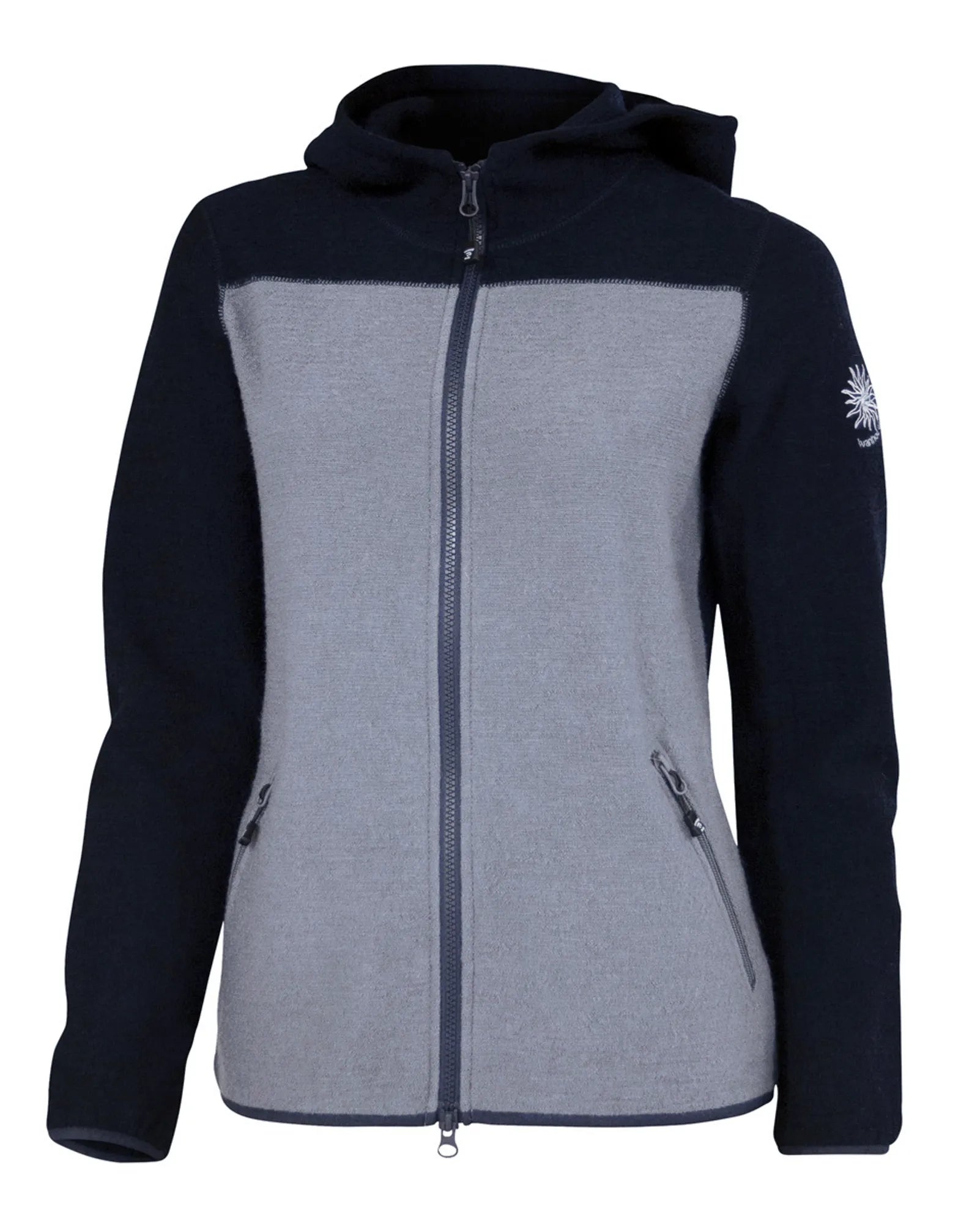 Ivanhoe Zoya Hood Hoodie Zen Blue Wolle 98%