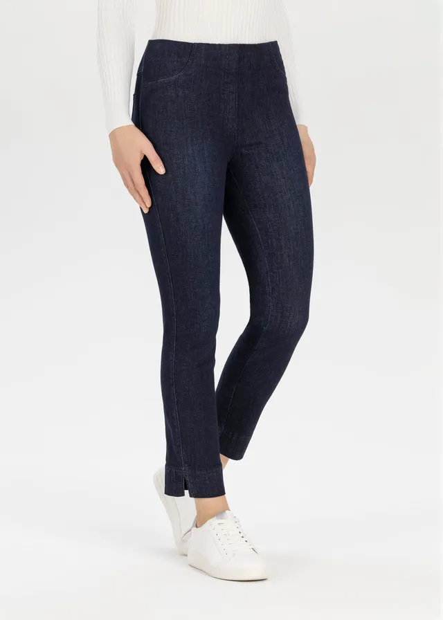 Stehmann Straight Fit Igor Hose 6/8 dark eclipse Denim