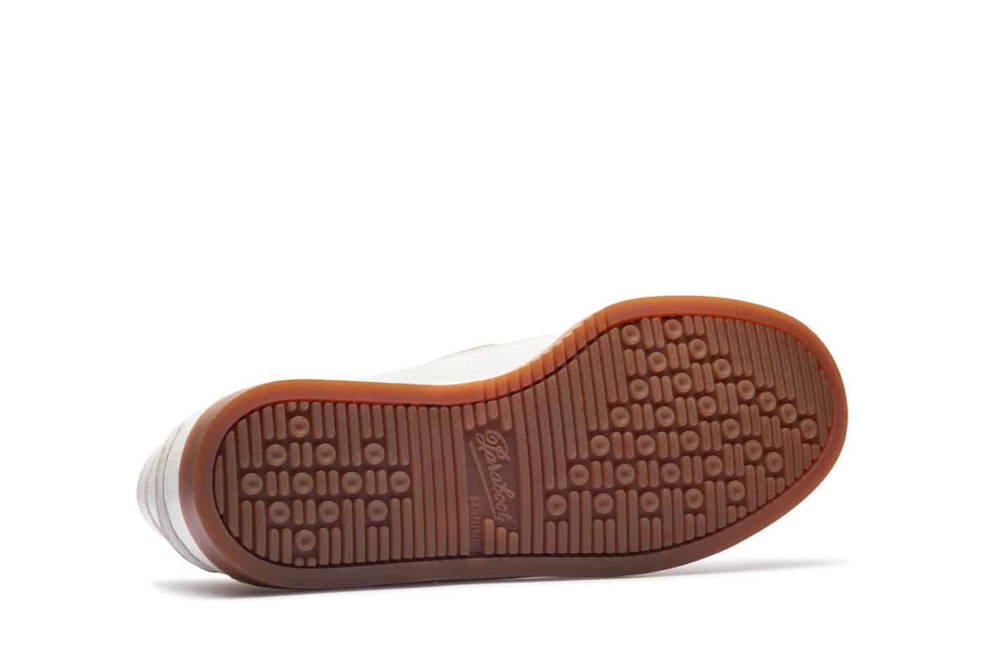 Paraboot Barth Bootsschuh Marine Weiß Lederschuh