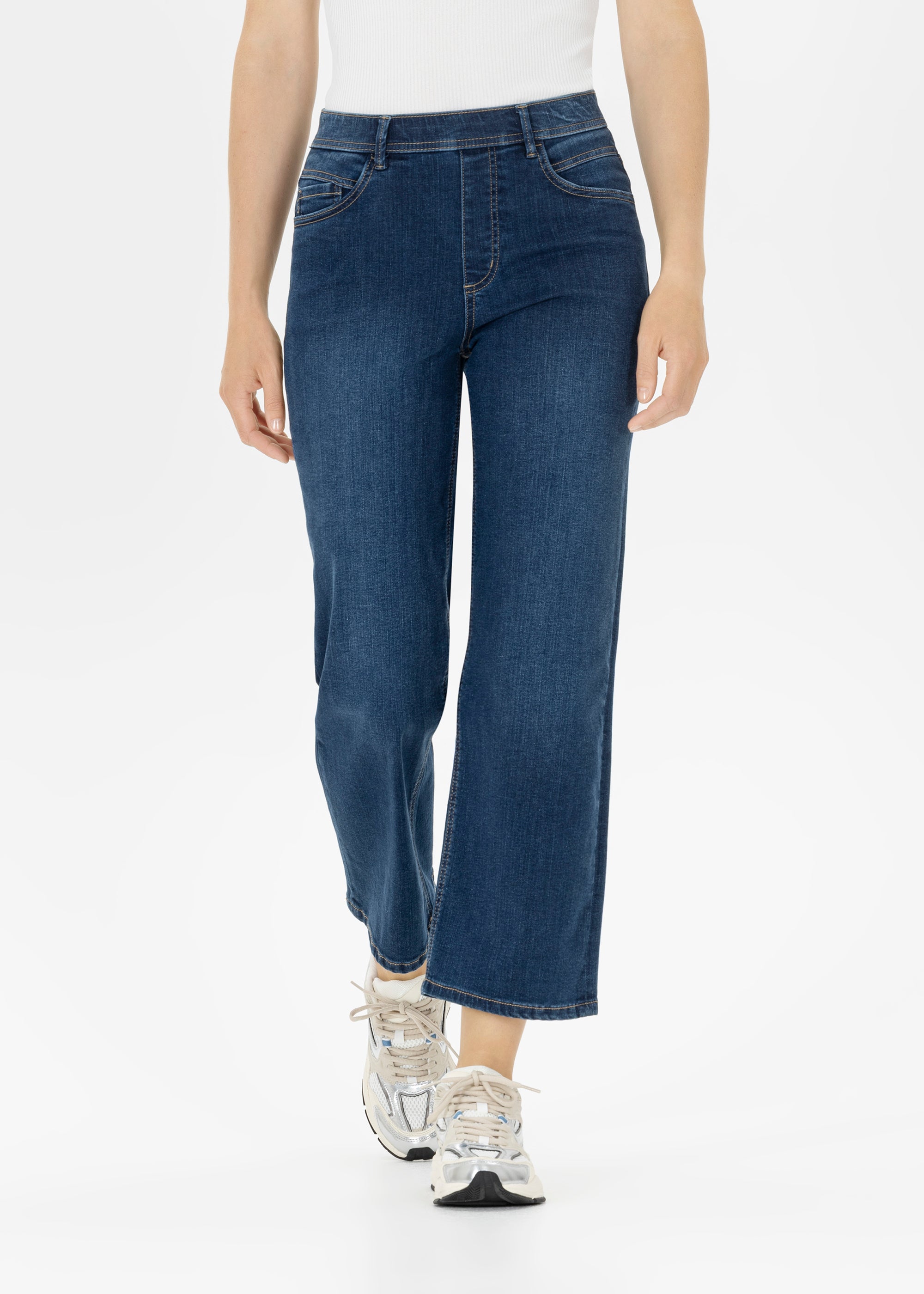 Stehmann Melli Culotte 6/8 fjord navy Powerstretch-Denim