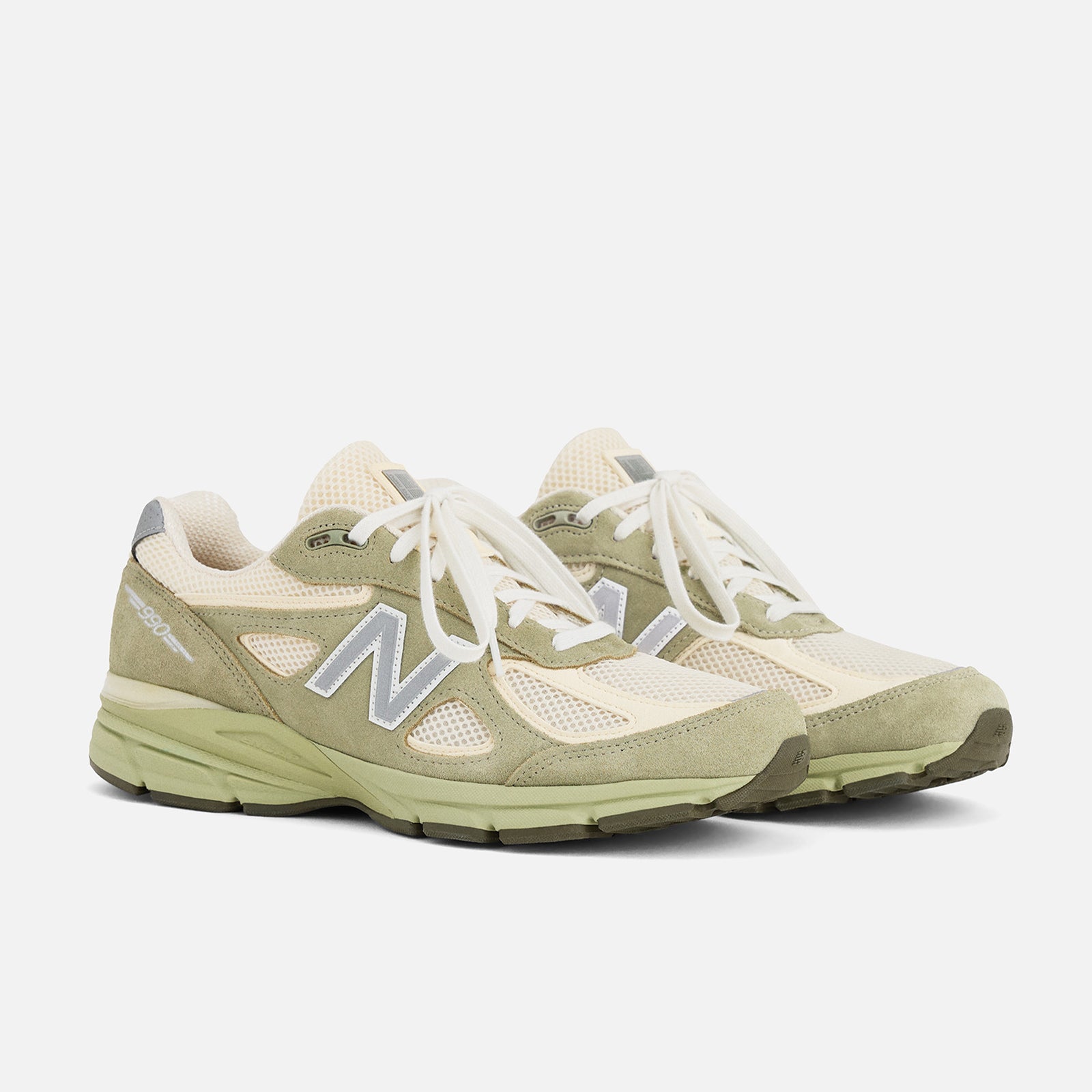 New Balance 990V4 Sneaker Olive Leaf ABZORB ENCAP