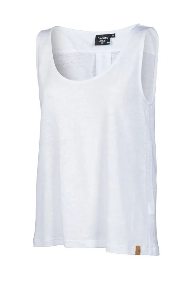 Ivanhoe GY Jilly Leinentop Off White Gr 38 100% Leinen