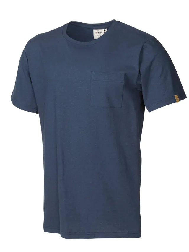 Ivanhoe Hobbe T-Shirt Bio-Baumwolle Hanf Navy Herren