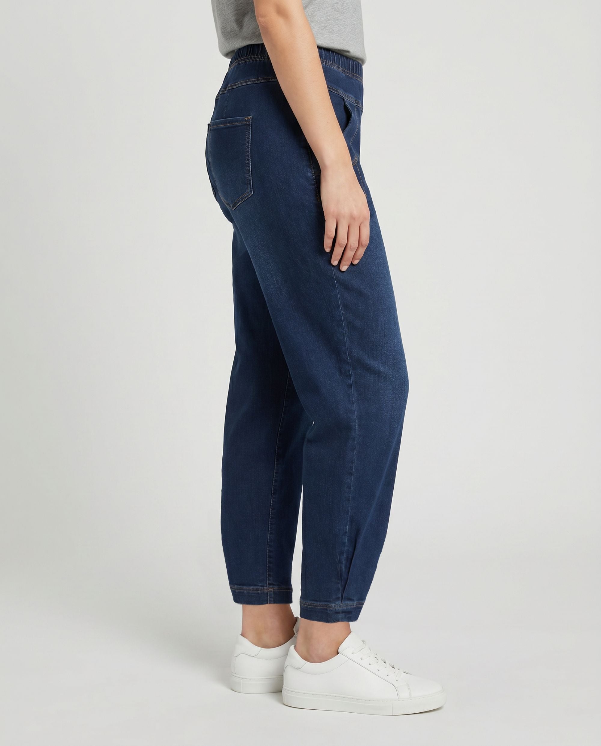 Stehmann Rachell O-Shape Hose fjord navy 7/8 Denim