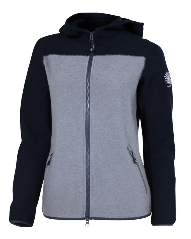 Ivanhoe Zoya Hood Hoodie Zen Blue Wolle 98%