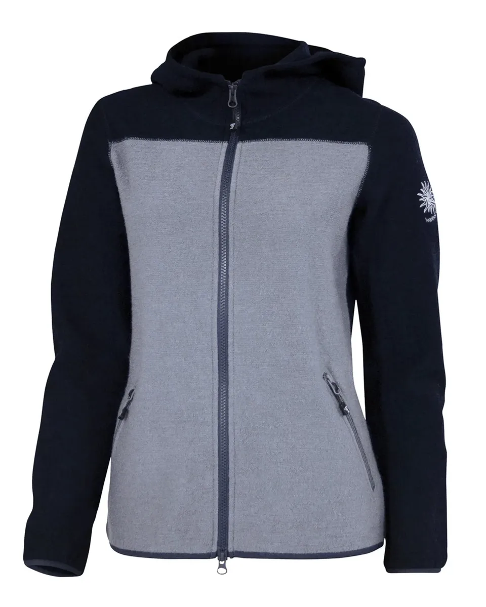 Ivanhoe Zoya Hood Hoodie Zen Blue Wolle 98%