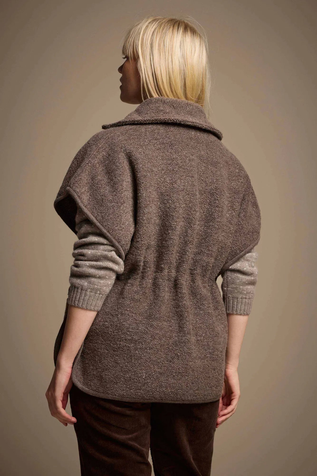 Ivanhoe Västar 1946 Vest Teddy-Wollweste Nutmeg ungefärbt