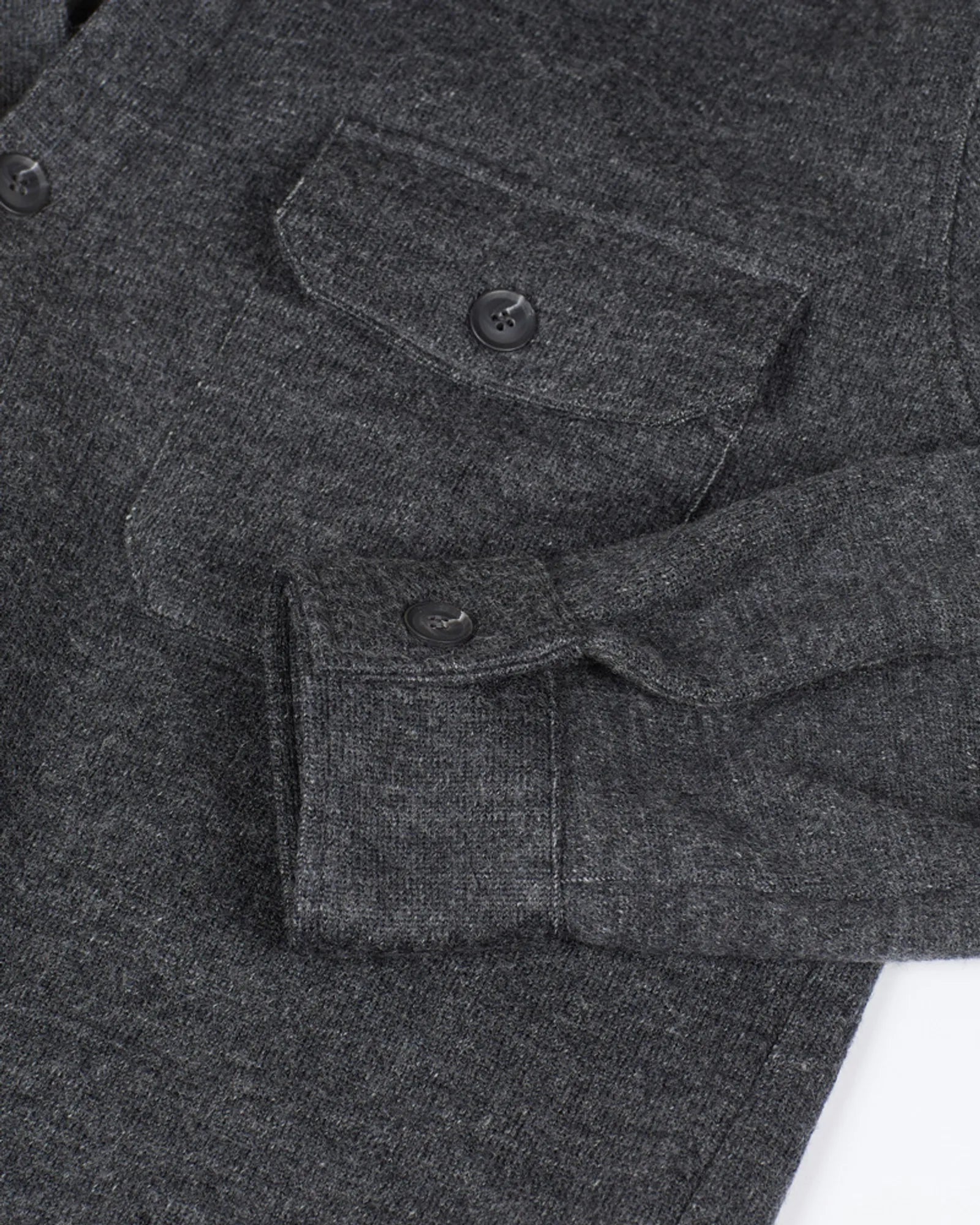 Ivanhoe Grimstorp Overshirt Merinowolle Graphite Marl Herren