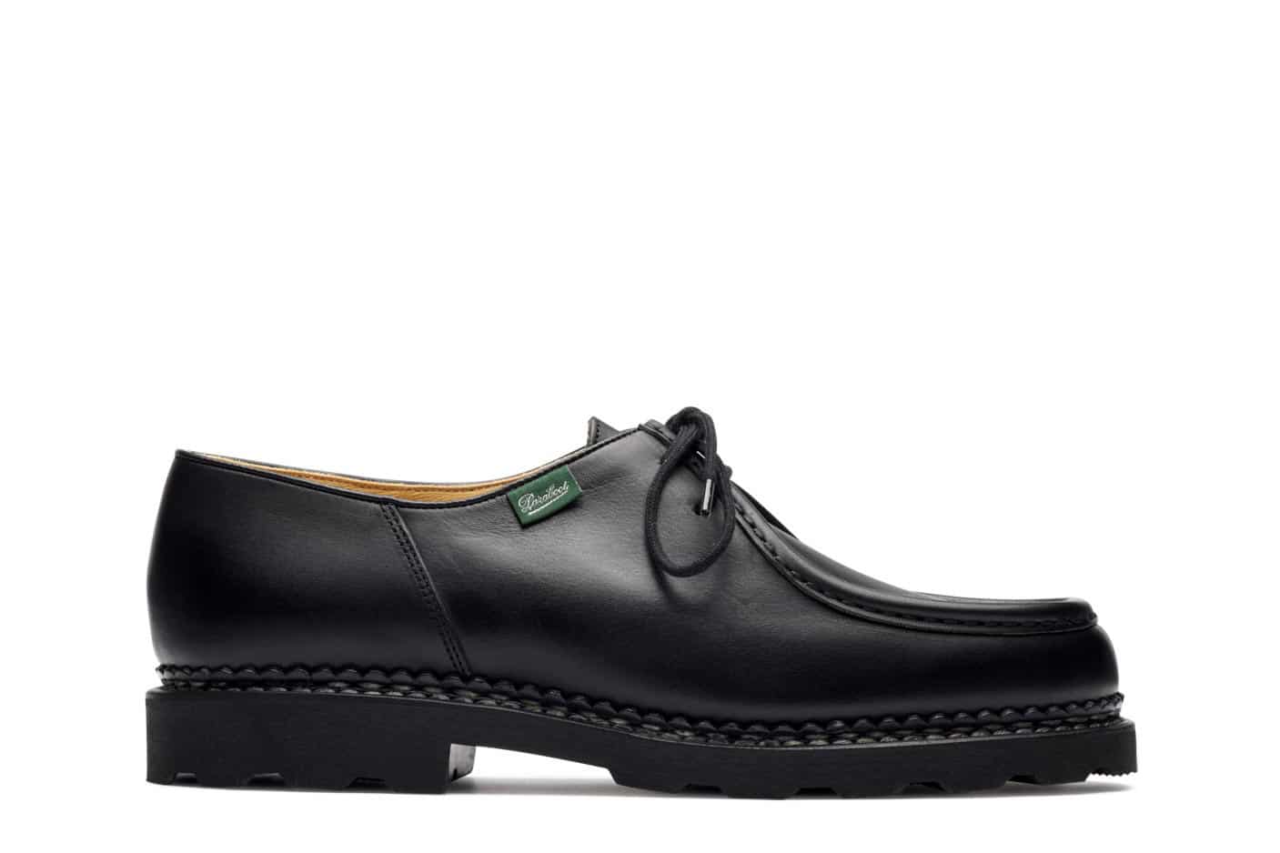 Paraboot Michael Marche II Derby Schuhe Noir Lisse