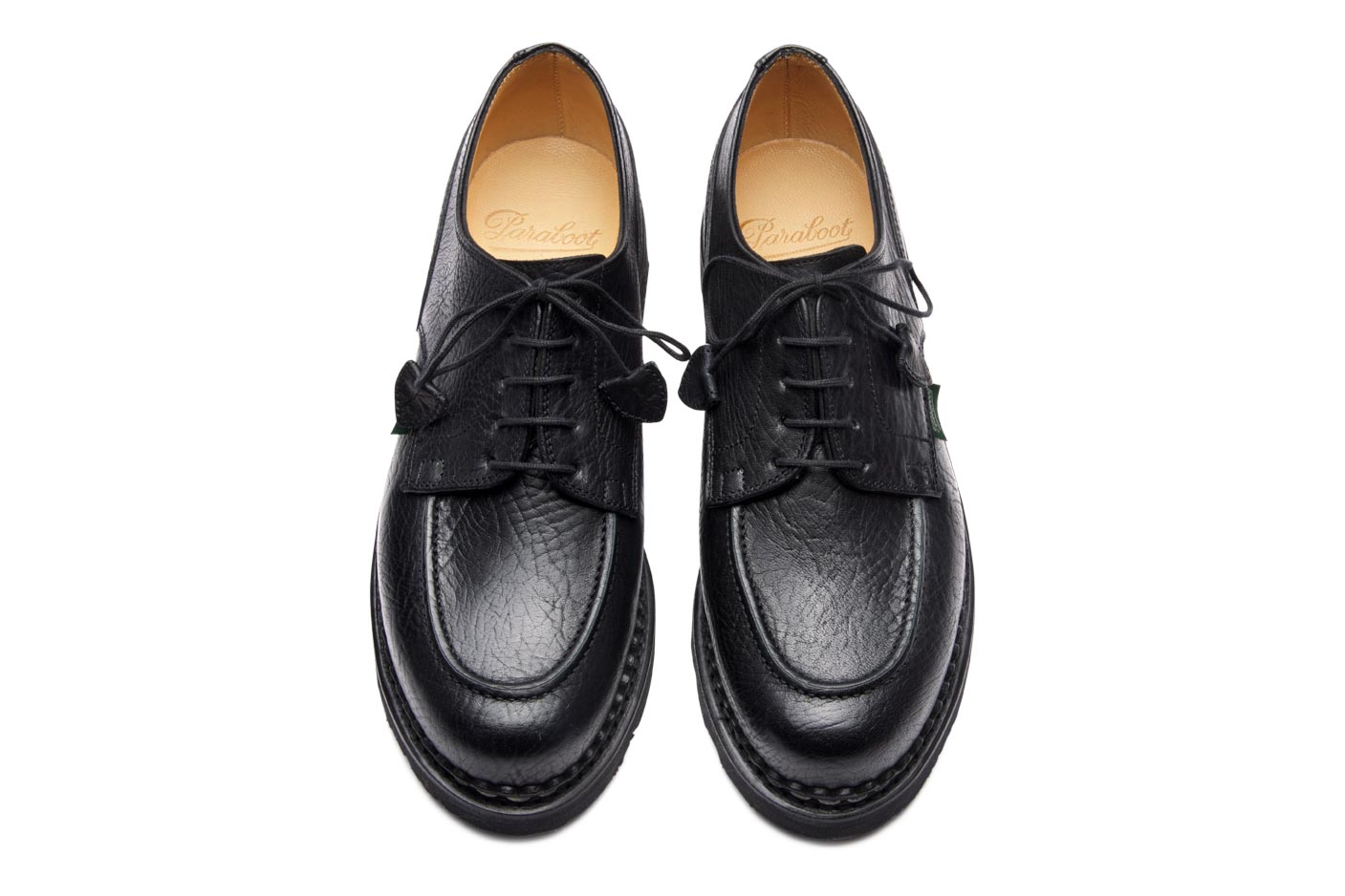 Paraboot Chamade Griff Derby schwarz genarbt