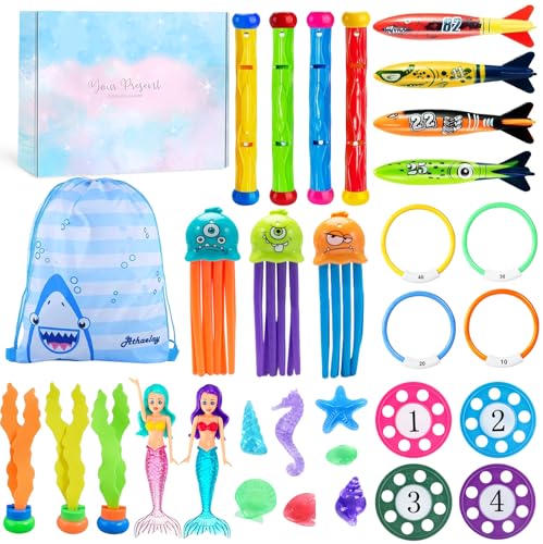 YYDSXK Dive Toys Tauchspielzeug Kinder 33 Teile mit Box