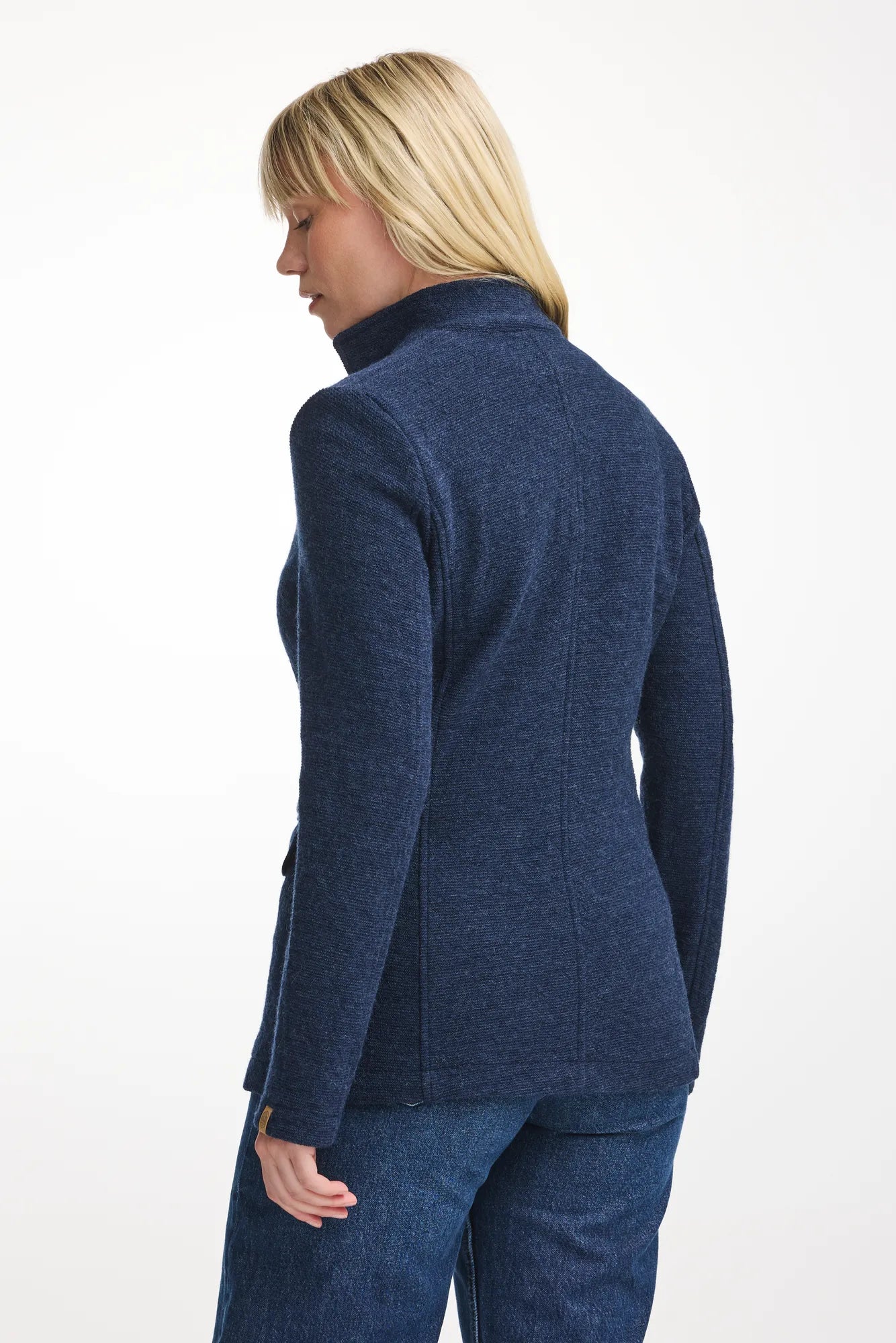 Ivanhoe G.Y. Hyltan Wolljacke 38 Hellmarine 100% Wolle