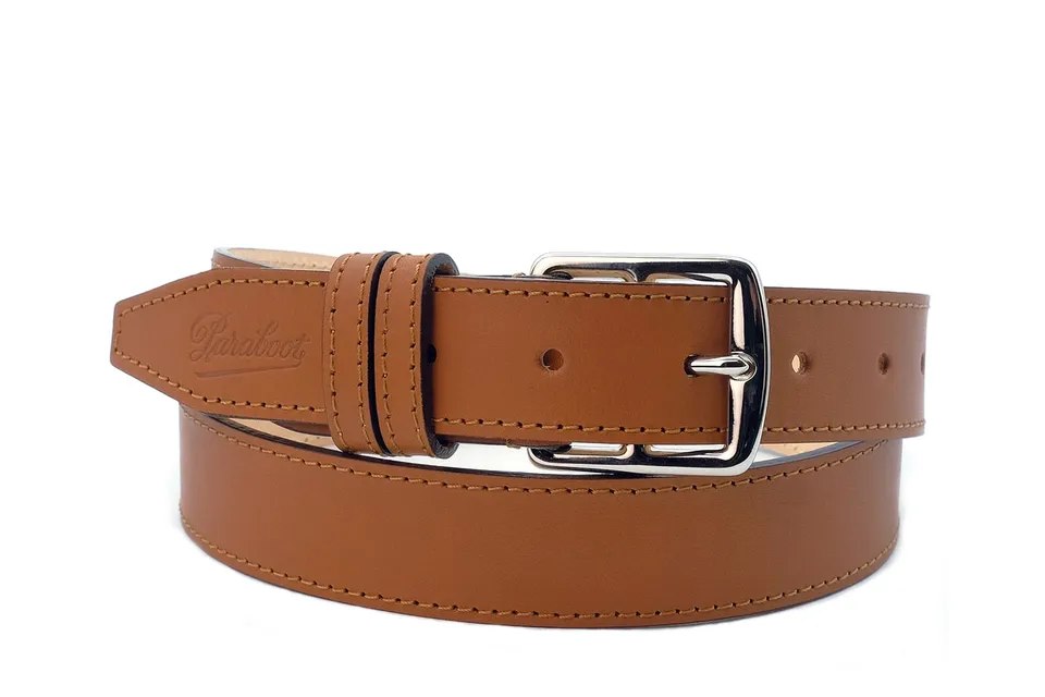 Paraboot Etriviere Lisse Gürtel Cognac Leder