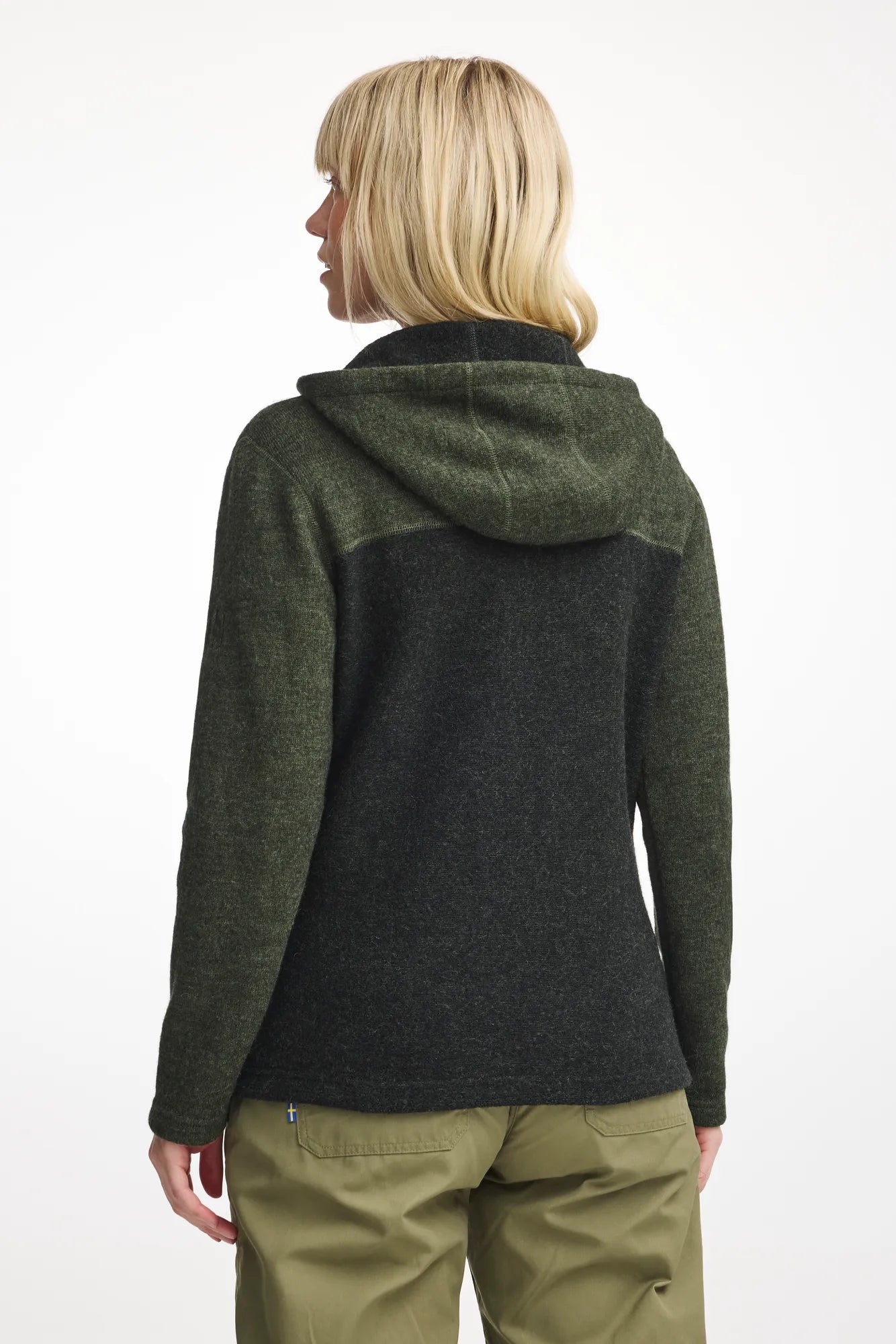 Ivanhoe Hilma Hood Wollhoodie Scarab 100% Wolle Damen