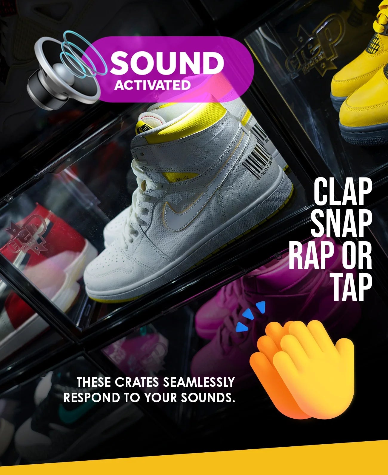 Crep Protect Crate 3.0 Sneaker-Box LED bis US 13