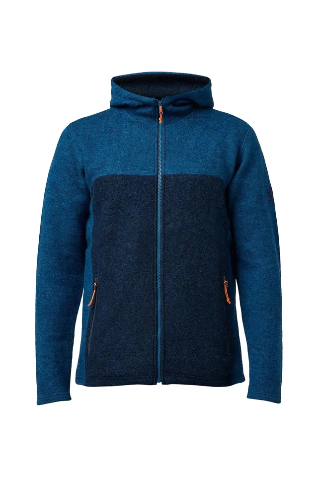 Ivanhoe Ron Hood Wollhoodie Electric Blue 450g/m²