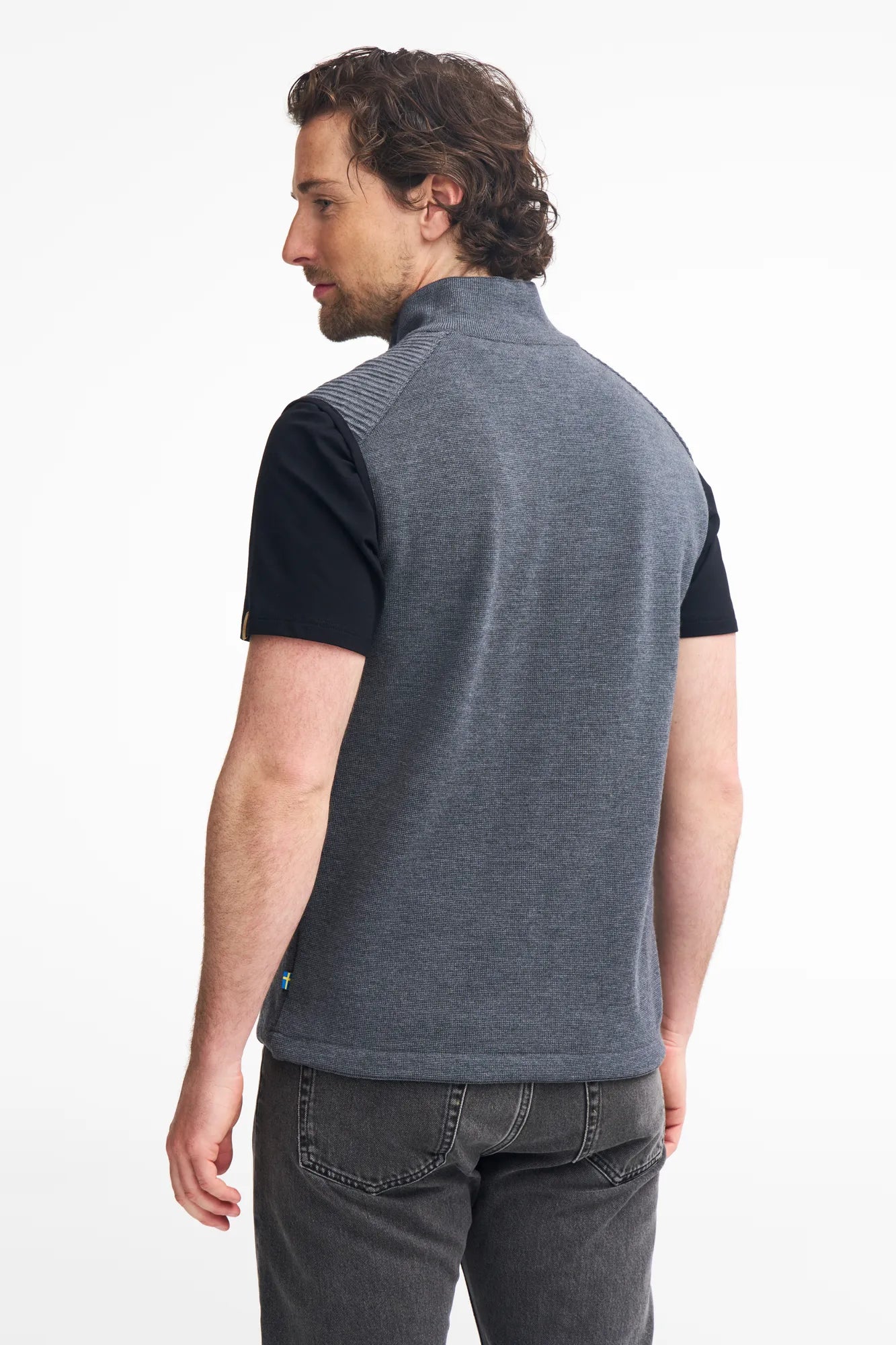 Ivanhoe Ralf Weste Herren Grey 100% Merinowolle