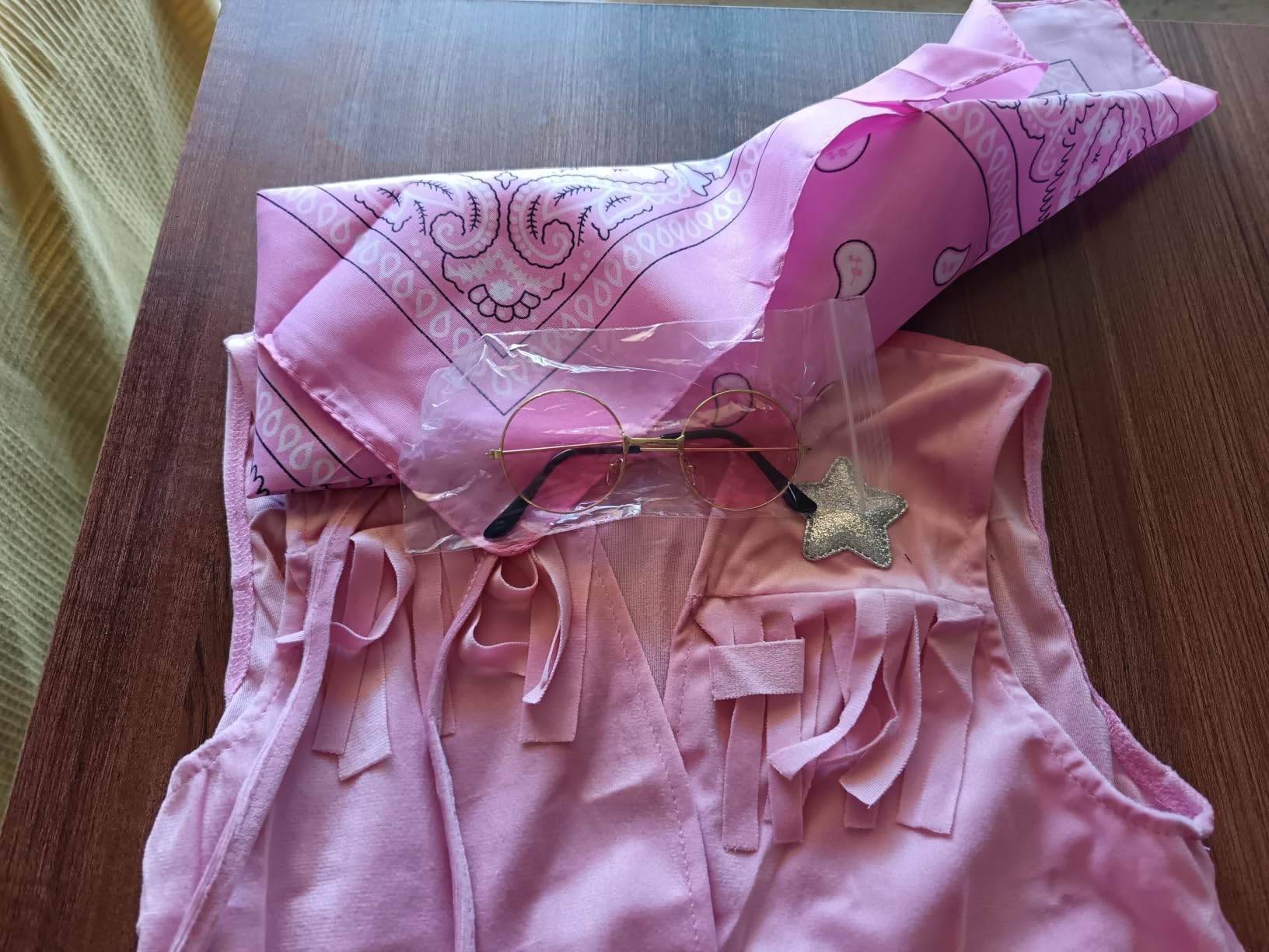 YYDSXK Cowboy Kostüm Kinder Mädchen Weste Gr.130