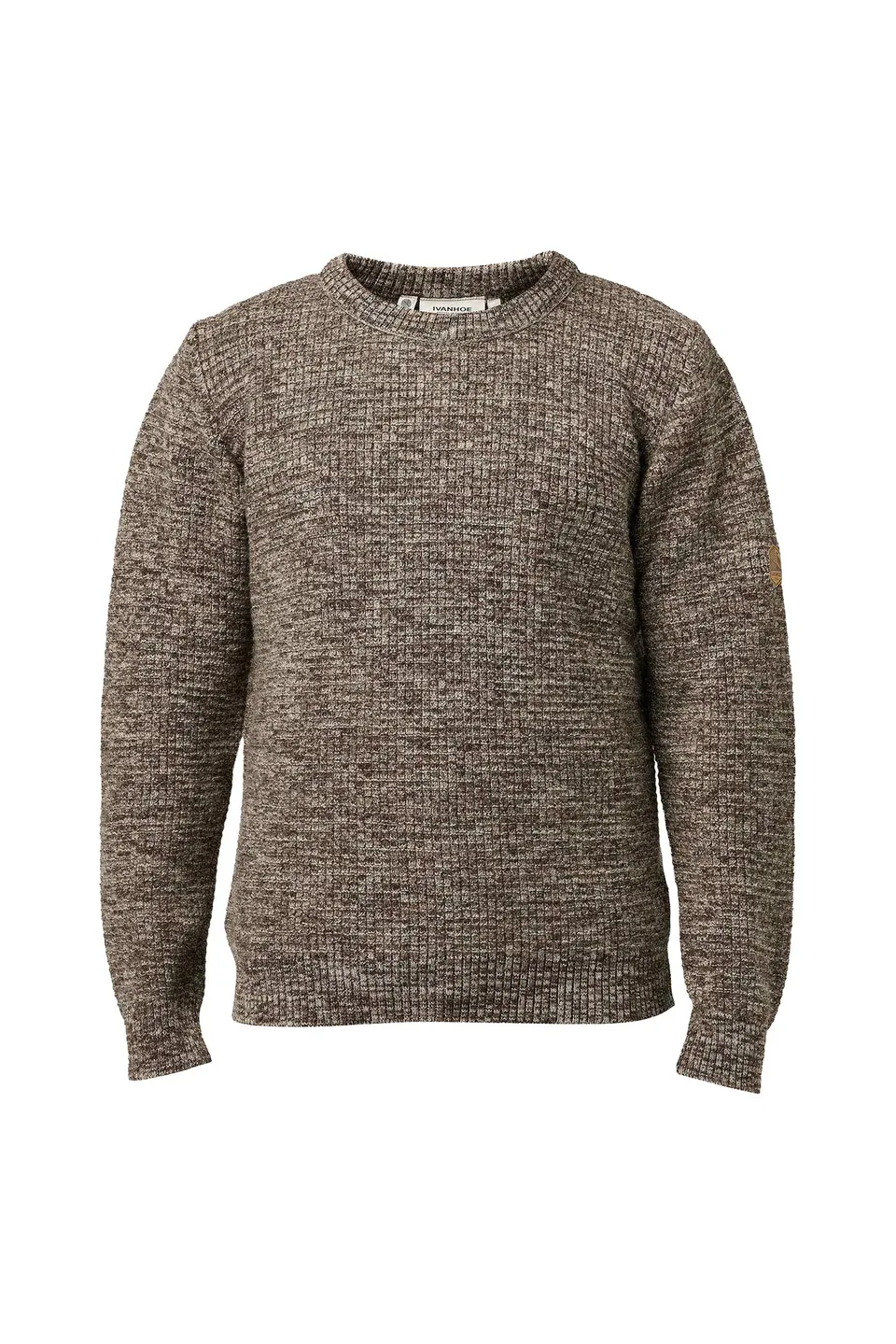 Ivanhoe NLS Petal Wollpullover Chocolate ungefärbt