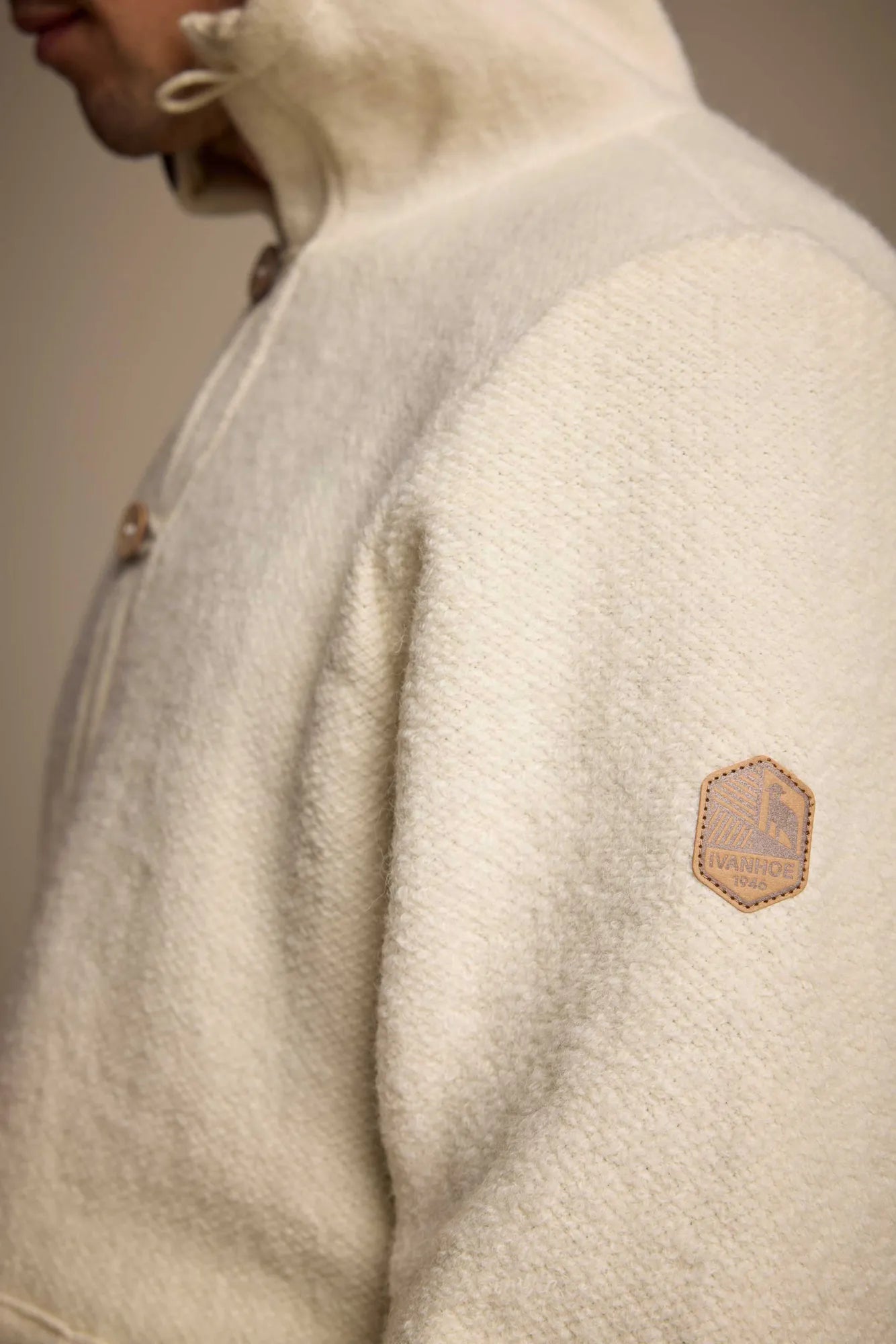 Ivanhoe 1946 Anorak Wollanorak Natural White Teddy