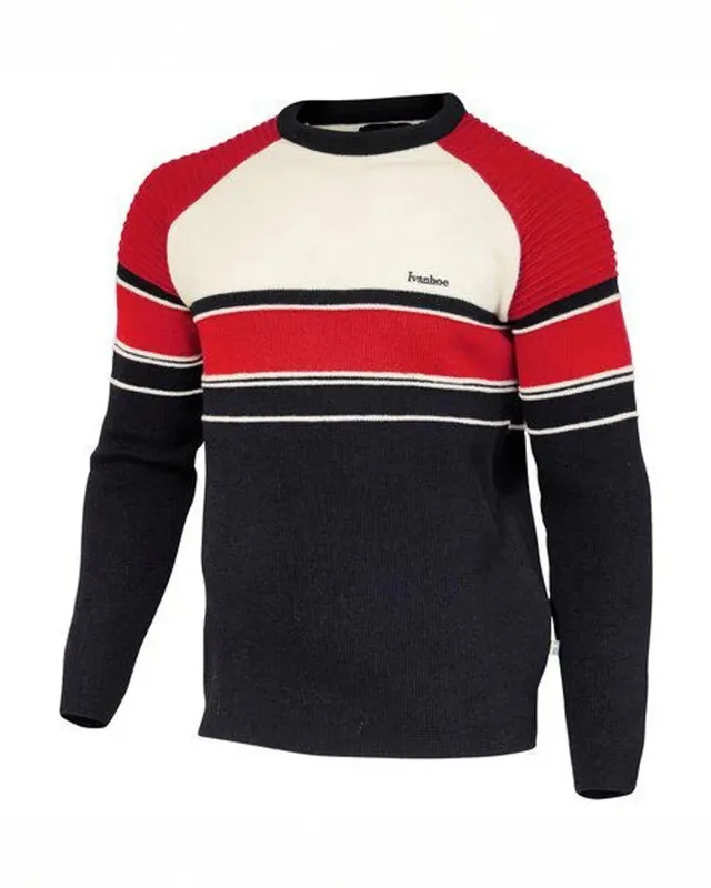 Ivanhoe Retro Lake Placid Wollpullover Chilli Red