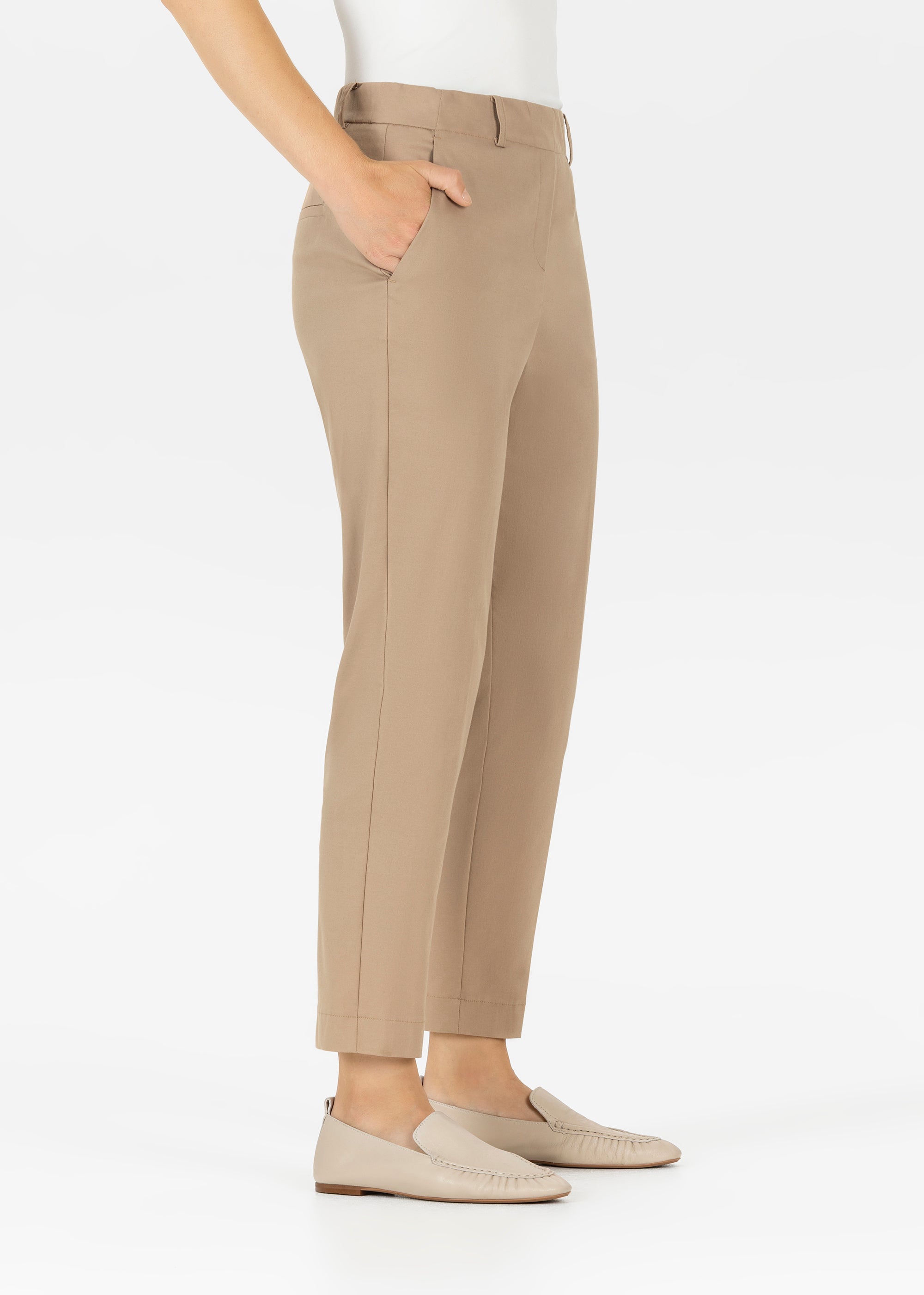 Stehmann Fluor 6/8-Hose french beige Stretch